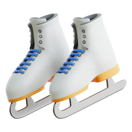 Patins à glace  3D Icon