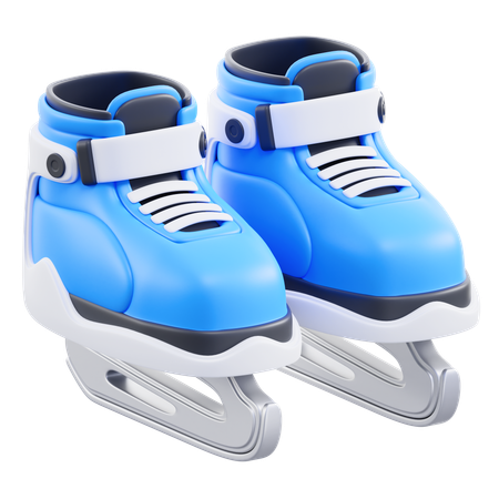 Patins à glace  3D Icon