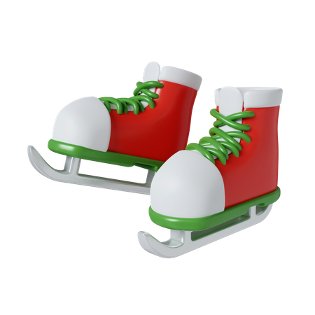 Patins à glace  3D Icon