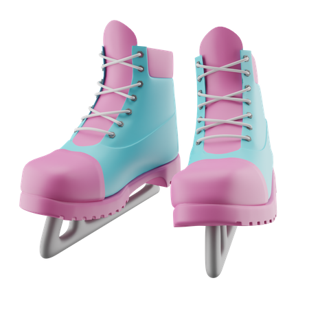 Patins à glace  3D Icon