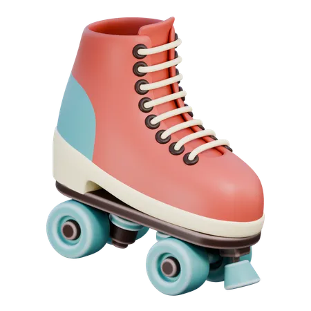 Patins à roulettes  3D Icon