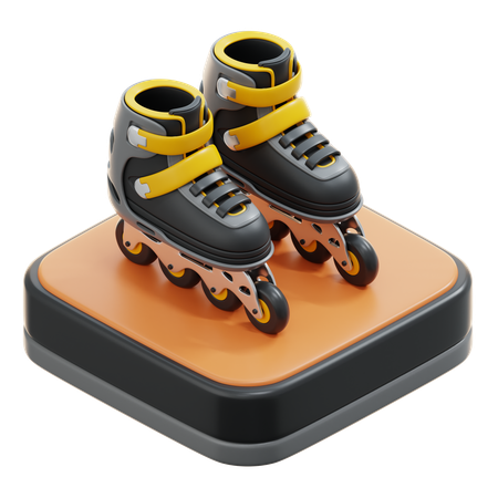 Patins à roulettes  3D Icon