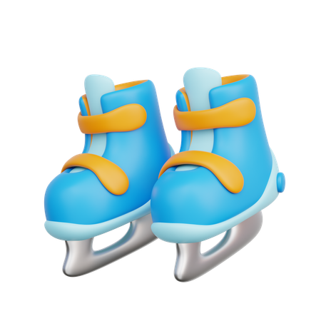 Patins de gelo  3D Icon