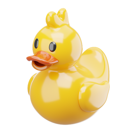 Pato de borracha  3D Icon