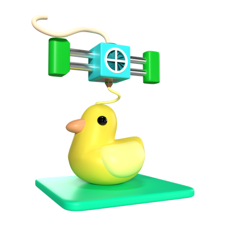 Pato de imprenta  3D Icon