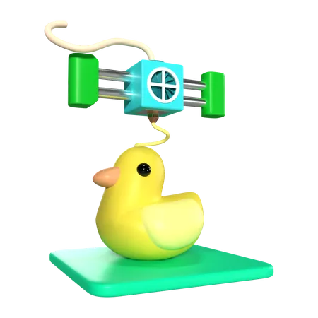 Pato de imprenta  3D Icon