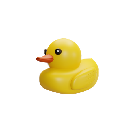 Pato de juguete  3D Illustration