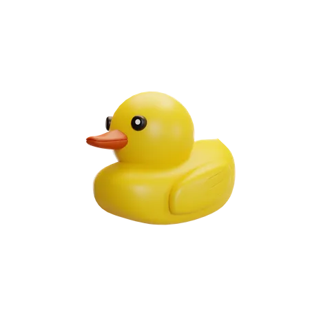 Pato de juguete  3D Illustration