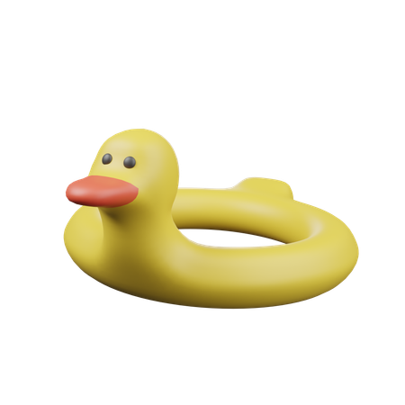 Flotador de pato  3D Icon