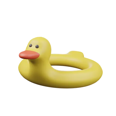 Flotador de pato  3D Icon