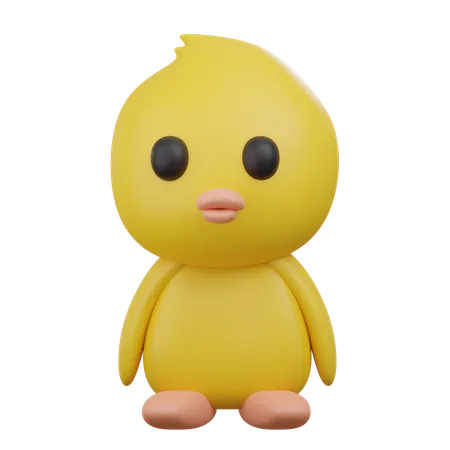 Pato fofo  3D Icon