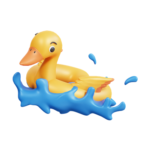 Pato inflable  3D Icon