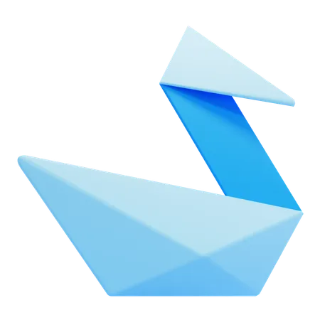 Pato de origami  3D Icon