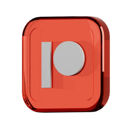 Patréon  3D Icon