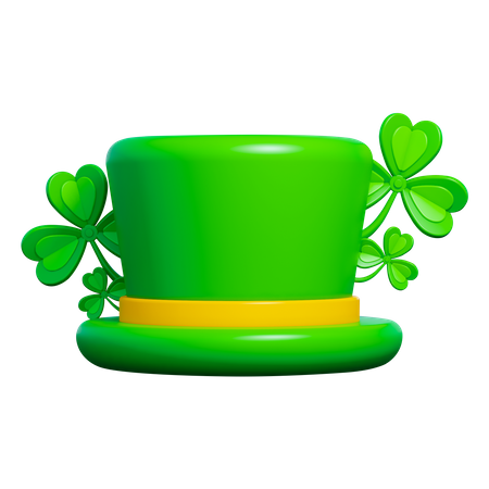 Patrick Day Hat  3D Icon