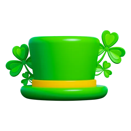 Patrick Day Hat  3D Icon