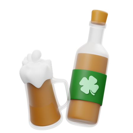 Patricks Day Beer  3D Icon