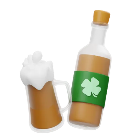 Patricks Day Beer  3D Icon