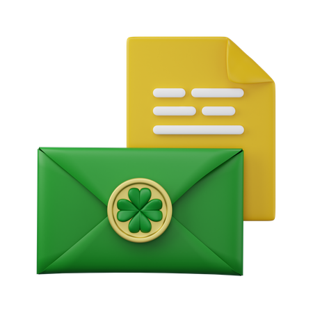 Patricks Day Invitation  3D Icon