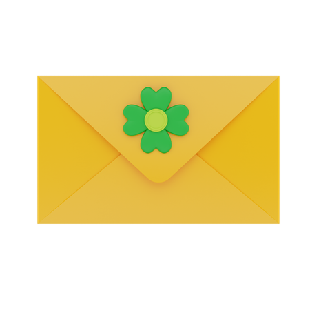 Patricks Day Mail  3D Icon