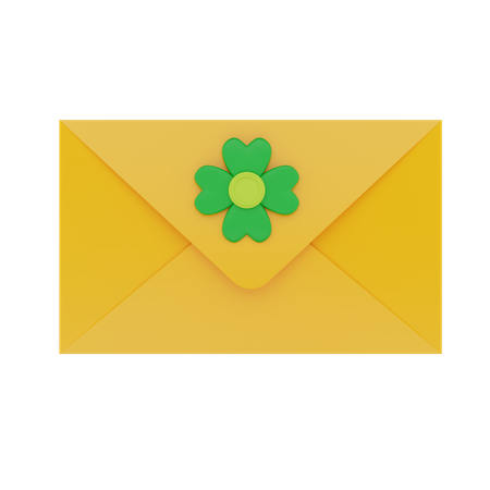 Patricks Day Mail  3D Icon