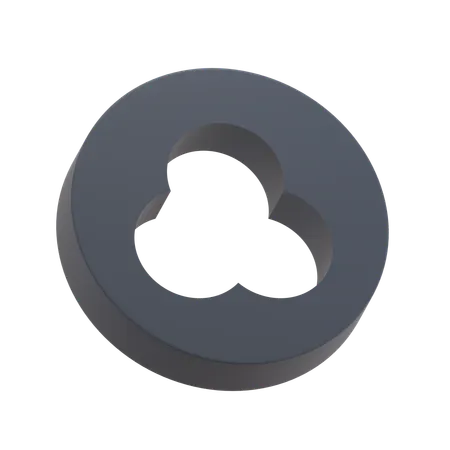 Patrón de círculo 2  3D Icon