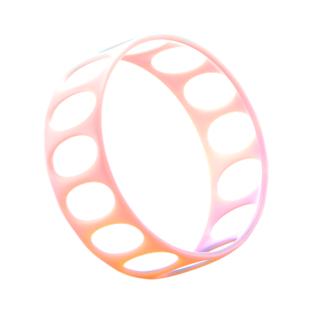 Pattern Cylinder  3D Icon