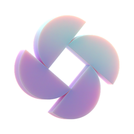 Pattern Half Circles  3D Icon
