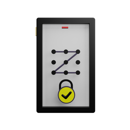 Pattern Lock  3D Icon