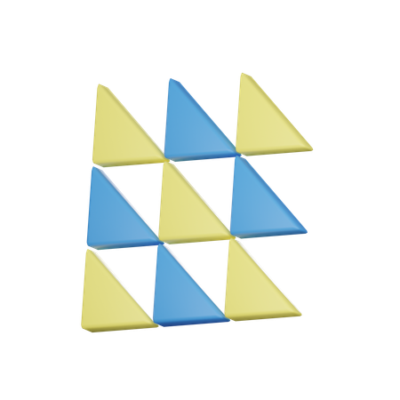 Pattern Triangle  3D Icon