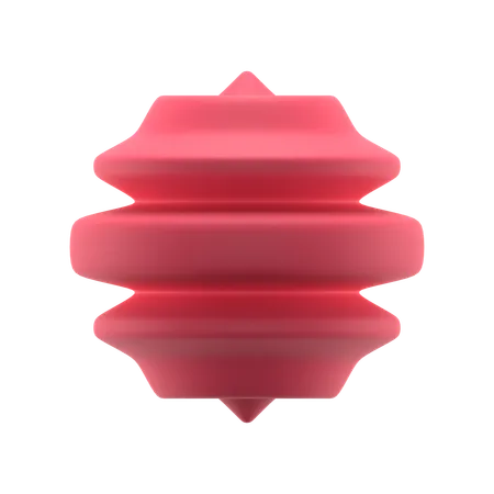 Patterned Sphere  3D Icon