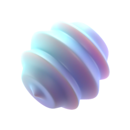 Patterned Sphere 3  3D Icon