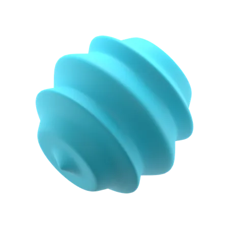 Patterned Sphere 3  3D Icon