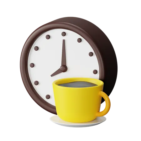Pausa para café  3D Icon