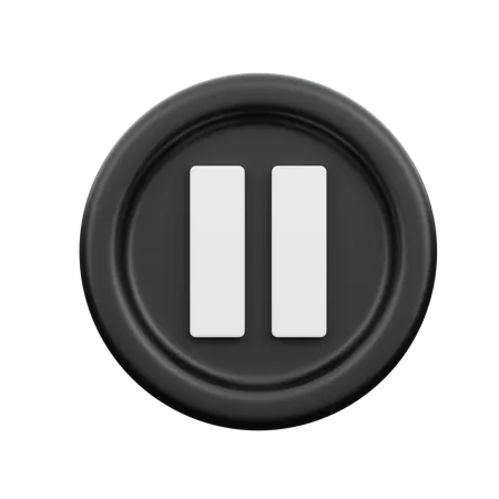 Pause  3D Icon