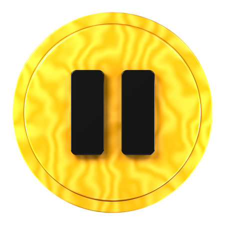 Pause Button  3D Icon