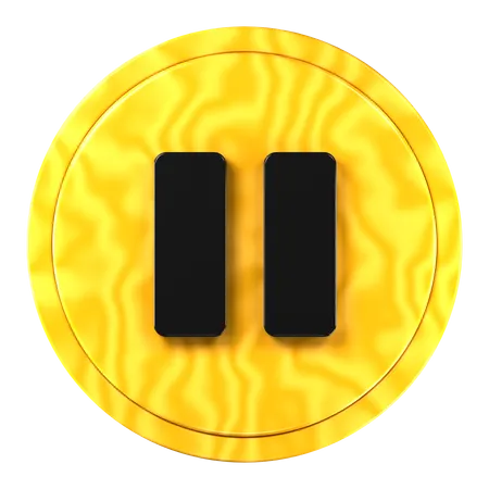 Pause Button  3D Icon