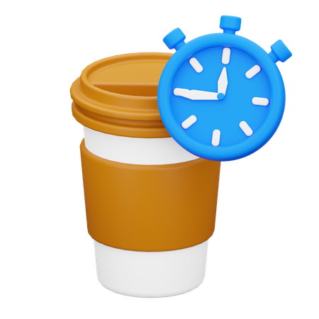 Pause café  3D Icon