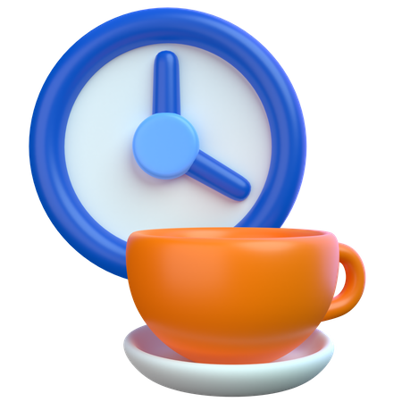 Pause café  3D Icon