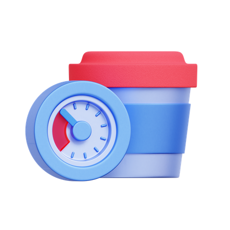Minuterie de pause-café  3D Icon