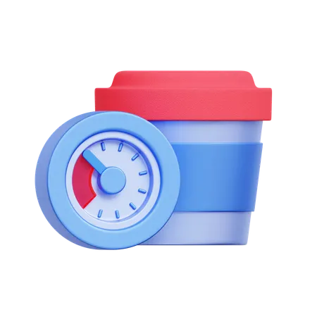 Minuterie de pause-café  3D Icon