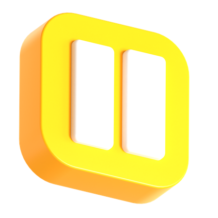 Pause-Taste  3D Icon