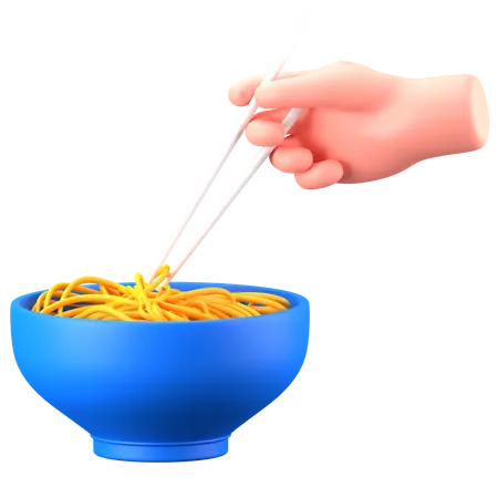 Macarrão Pauzinho  3D Icon