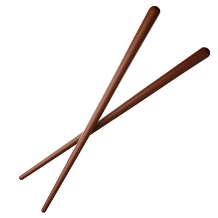 Pauzinhos  3D Icon