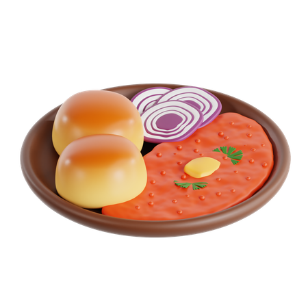 Pav Bhaji  3D Icon