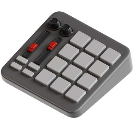 Pavé de commande  3D Icon