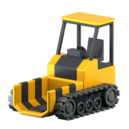 Asphalt Pavers 3 D Construction Vehicles Icon 3D Icon