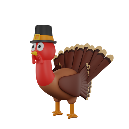 Pollo pavo  3D Icon