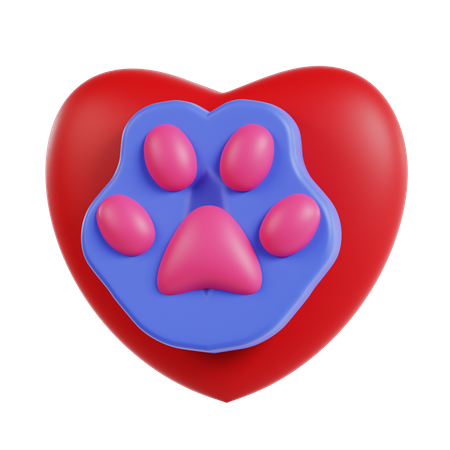 Paw  3D Icon