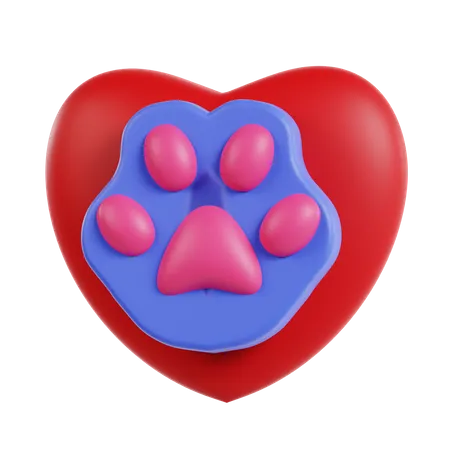 Paw  3D Icon